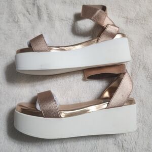 Steven By Steve Madden Delano Platform Sandals Size 10